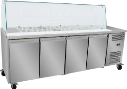 CNJT commercial ventilated refrigerator counter